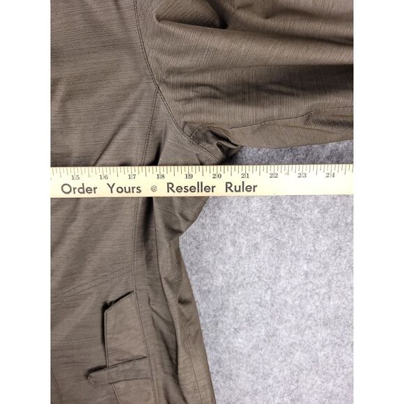 Mountain Hardwear Rain Jacket Women's Large Genevera Full Zip Hooded Waterproof - Picture 7 of 7